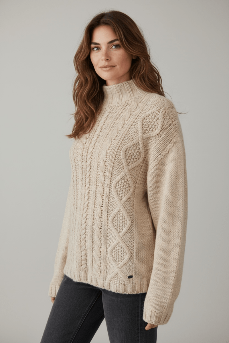 Pull torsadé TYNDA - Mat de Misaine