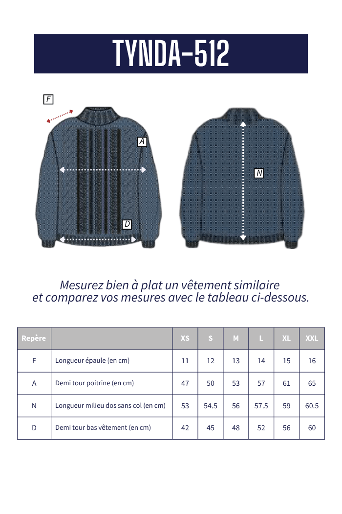Pull torsadé TYNDA - Mat de Misaine