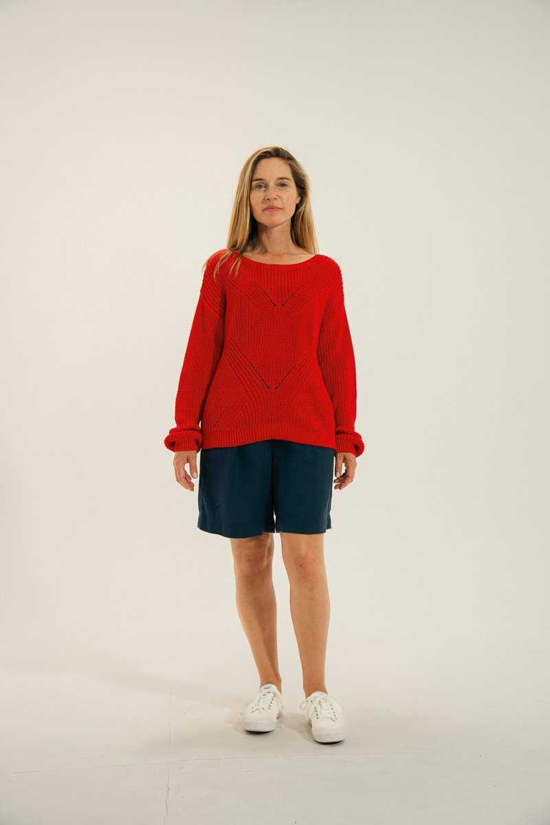 Pull tricotage fantaisie devant TOLEDE - Mat de Misaine