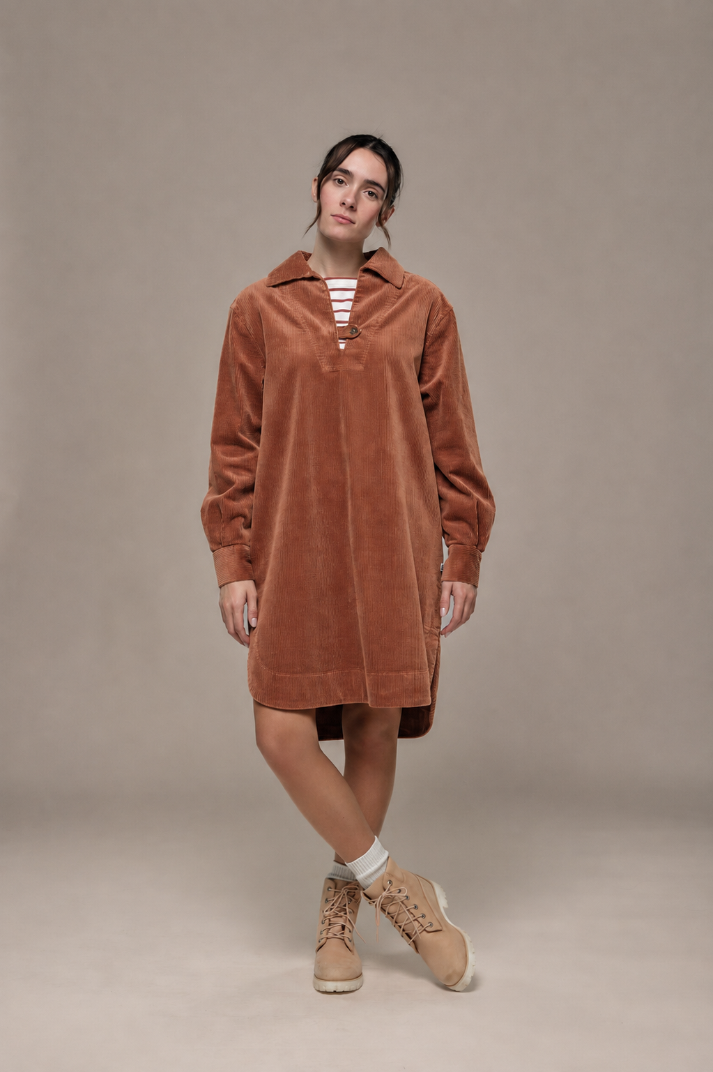 Robe en velours RIVA.