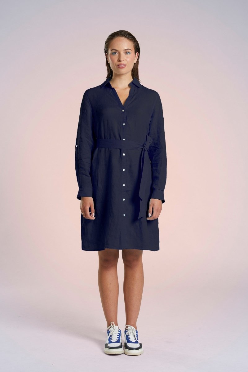 Robe chemisier en lin RECIF - Mat de Misaine