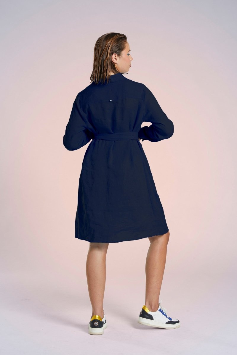 Robe chemisier en lin RECIF - Mat de Misaine