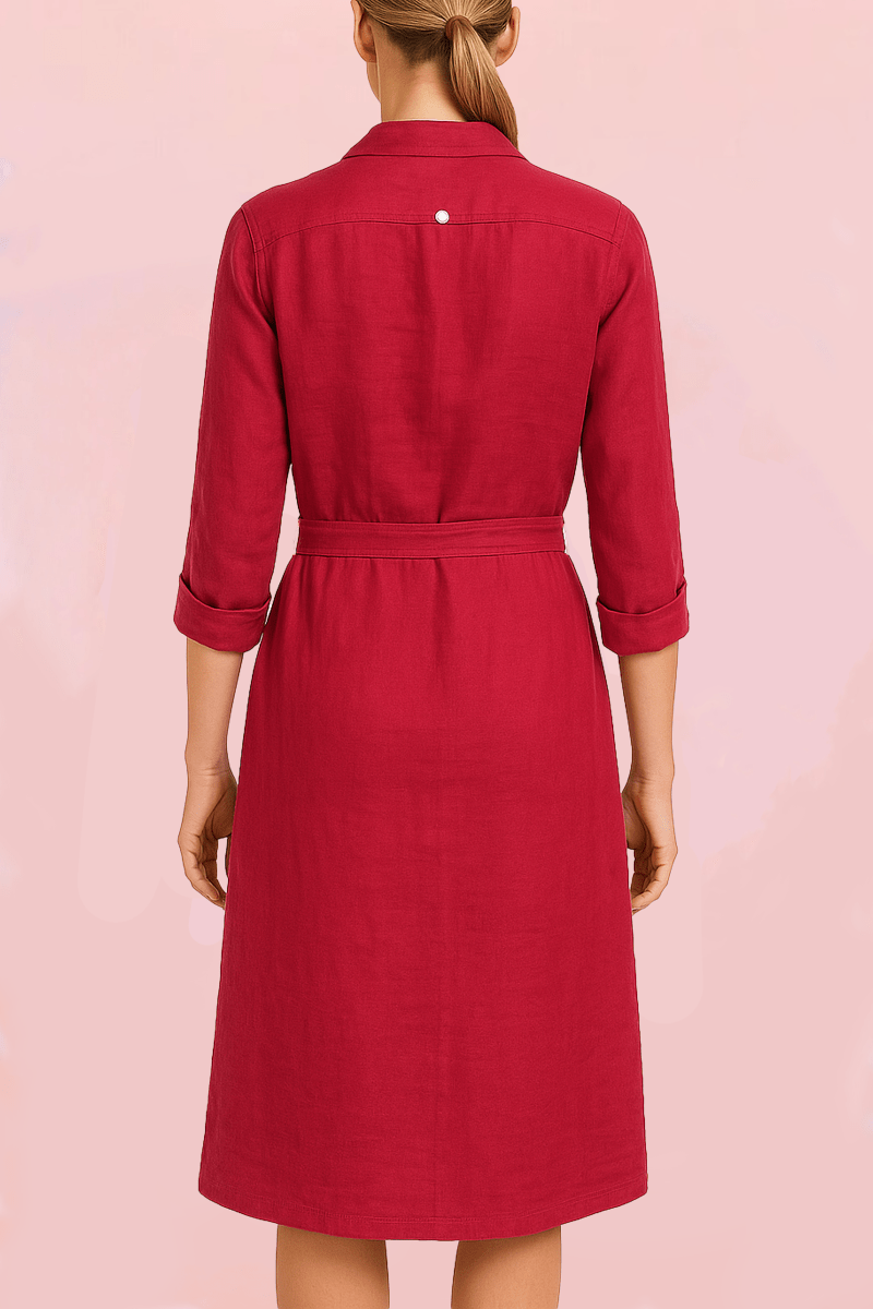 Robe chemisier en lin RECIF - Mat de Misaine