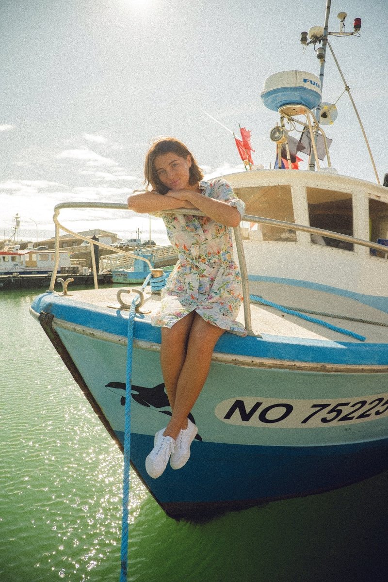 Robe chemisier imprimé RECIF - Mat de Misaine