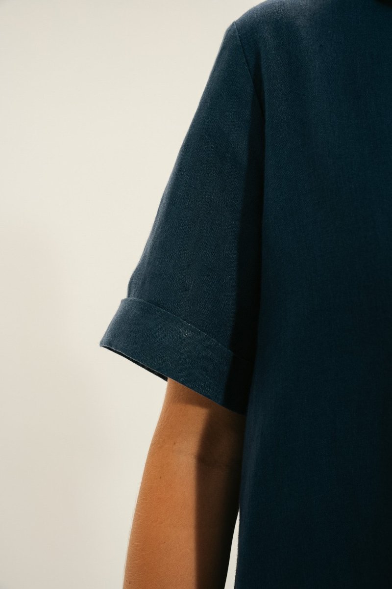 robe courte en lin RITA - Mat de Misaine