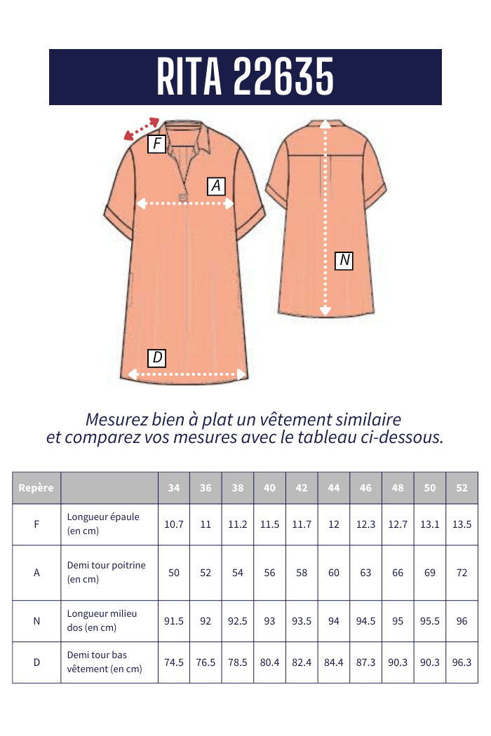 robe courte en lin RITA - Mat de Misaine