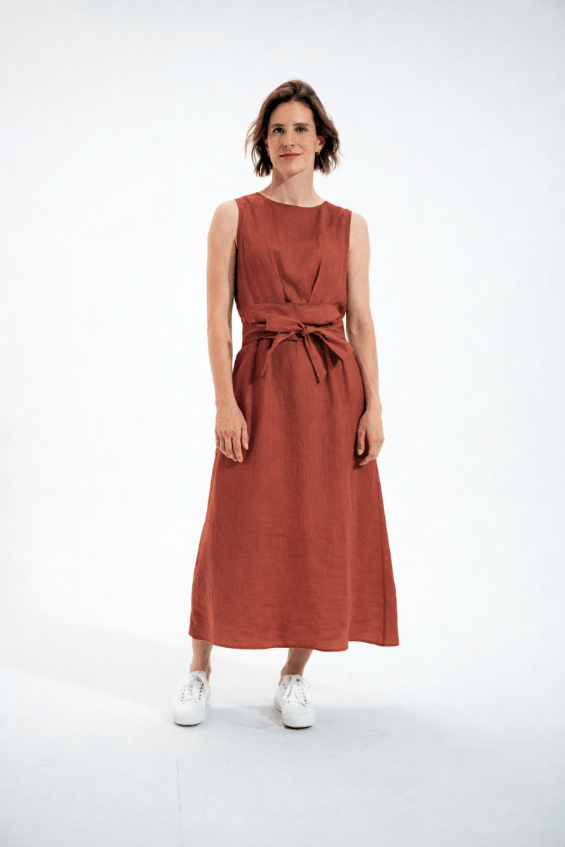 Robe longue en lin ROME - Mat de Misaine