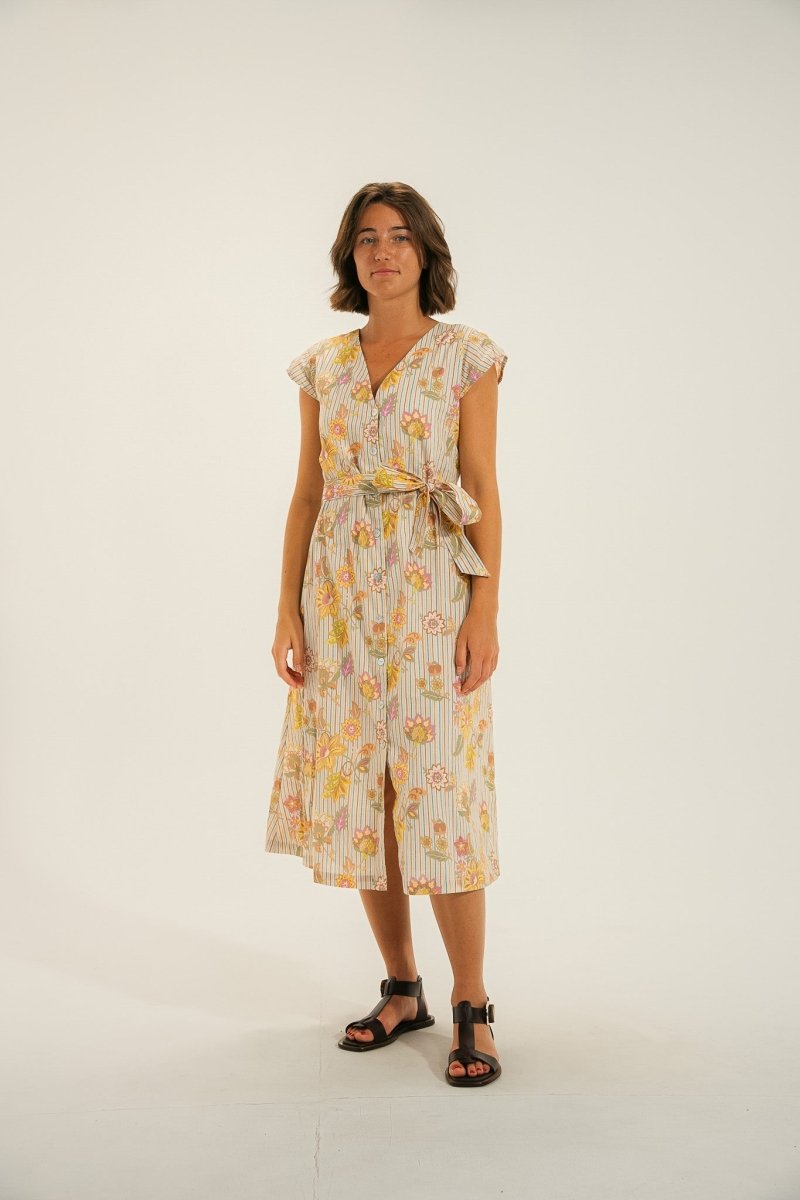 Robe longue imprimé REUNION - Mat de Misaine