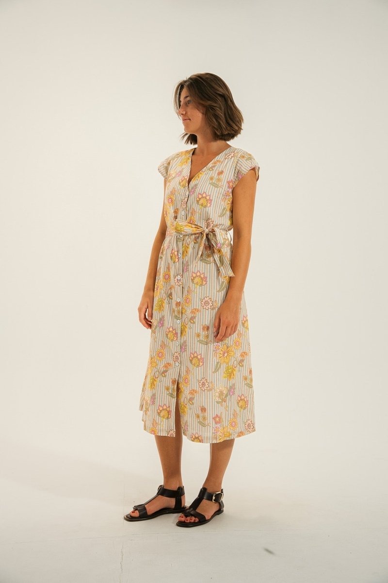 Robe longue imprimé REUNION - Mat de Misaine