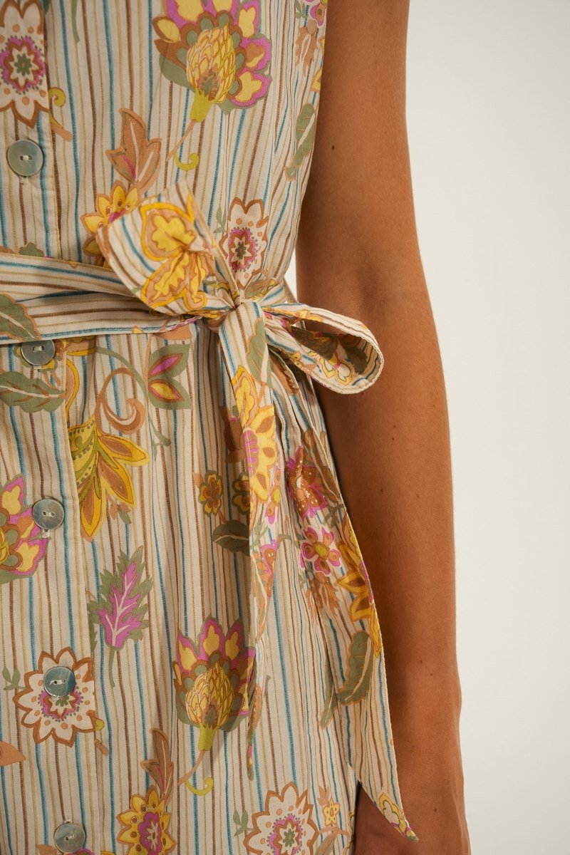 Robe longue imprimé REUNION - Mat de Misaine