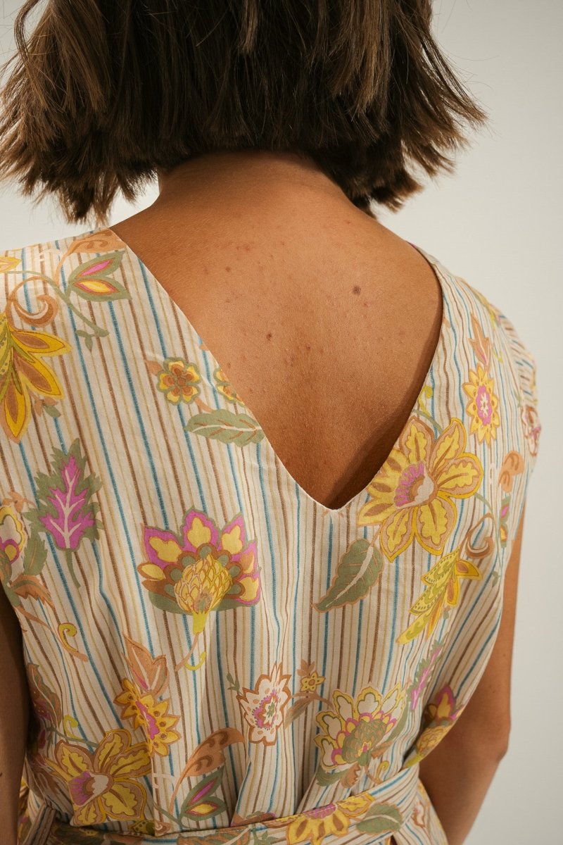 Robe longue imprimé REUNION - Mat de Misaine