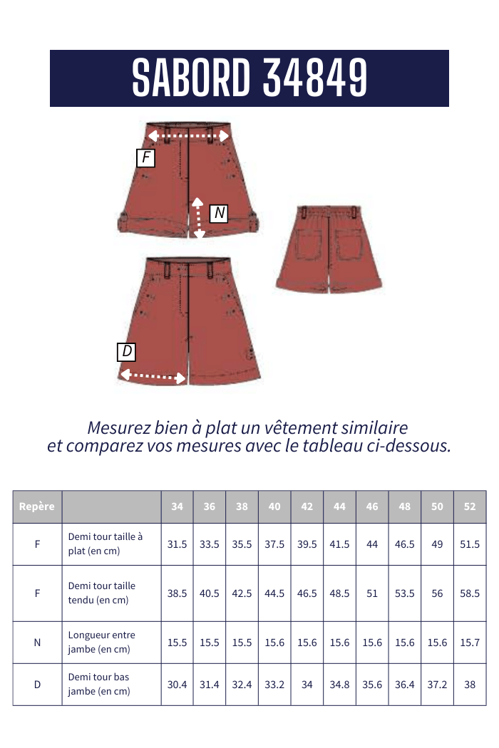 Short à pont en lyocell SABORD - Mat de Misaine