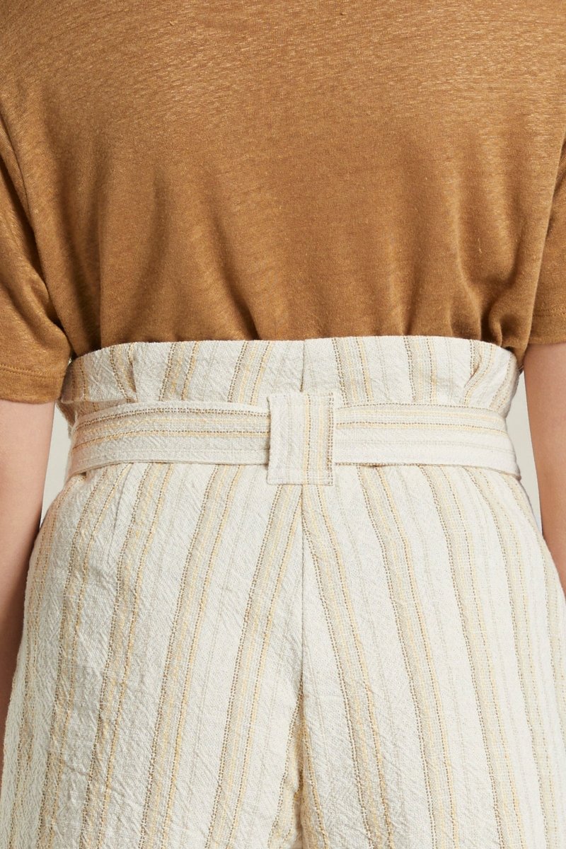 Short coton tissu fantaisie SABLE - Mat de Misaine