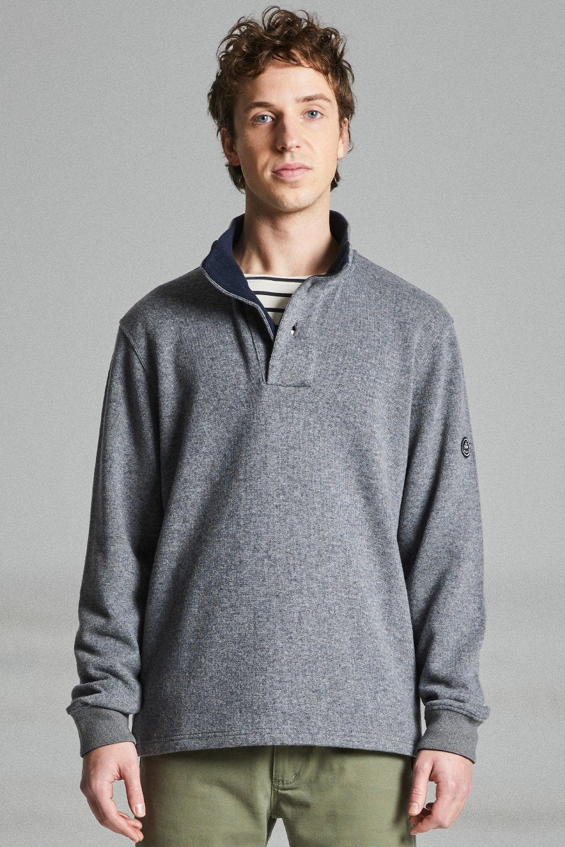 Sweat camionneur boutonné MAMOUK - Mat de Misaine