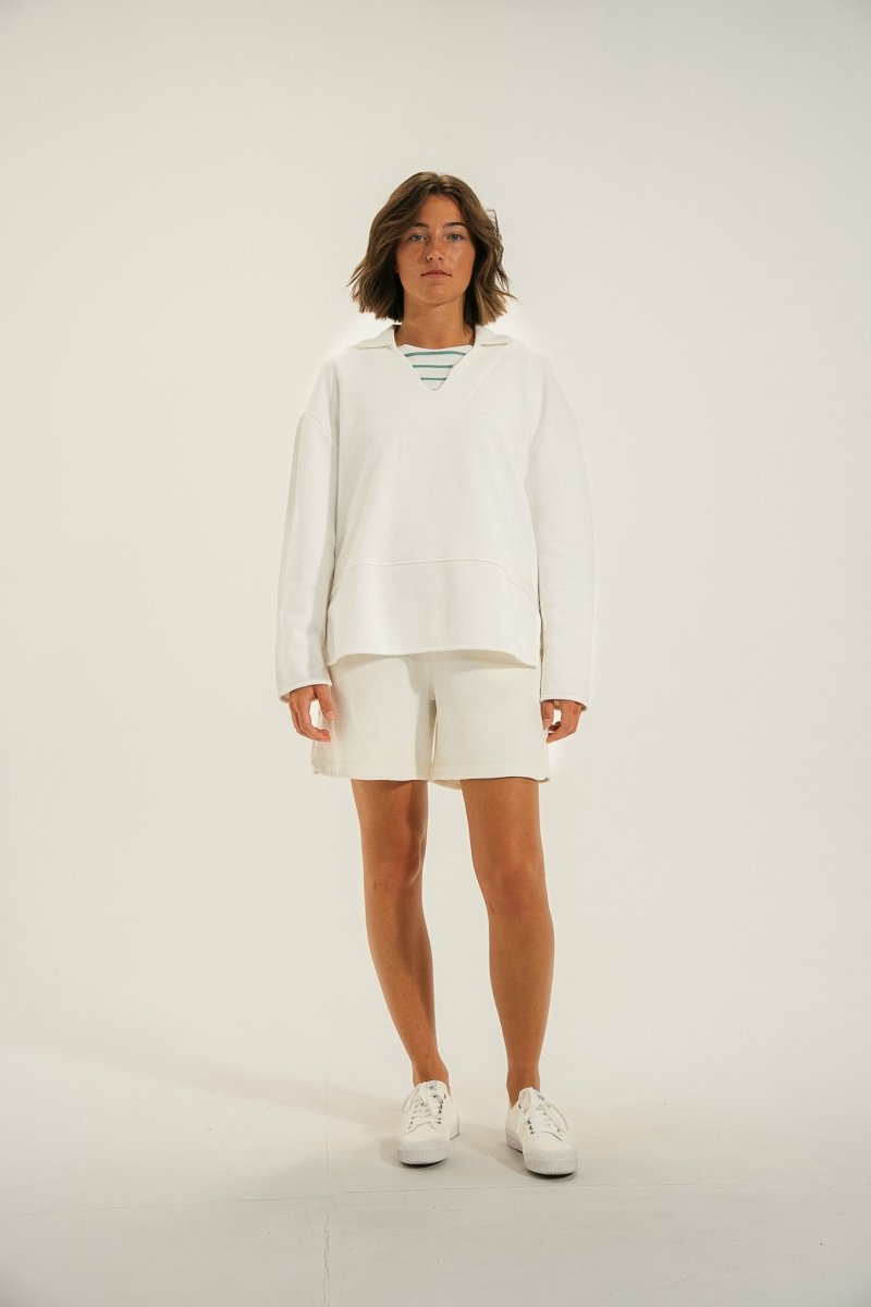 Sweat col vareuse MAIAO - Mat de Misaine