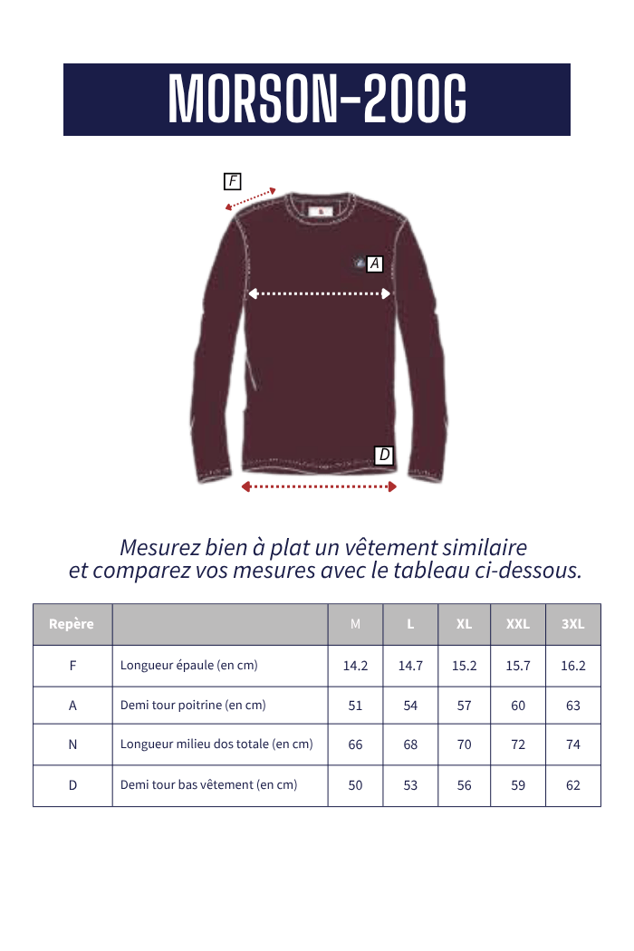 Tee shirt en coton MORSON - Mat de Misaine