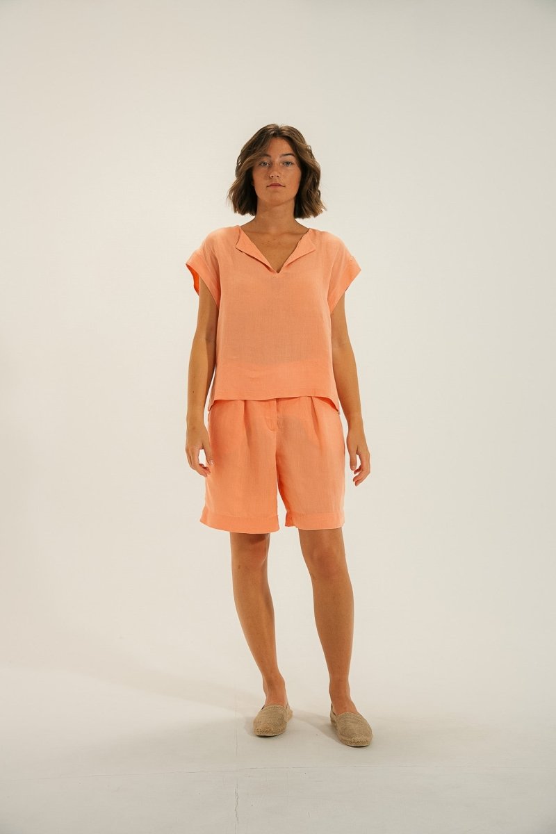 Top sans manches encolure V CARAIBES - Mat de Misaine