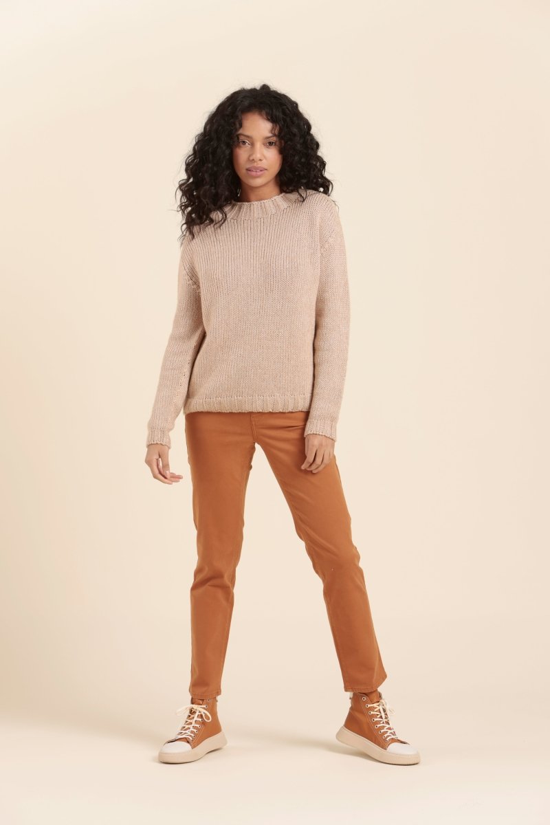 tricot manches longues femme coton/laine - Mat de Misaine