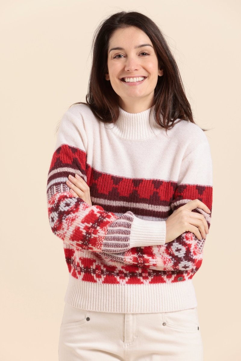 tricot manches longues femme laine - Mat de Misaine