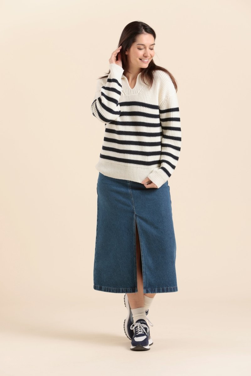 tricot manches longues femme laine - Mat de Misaine
