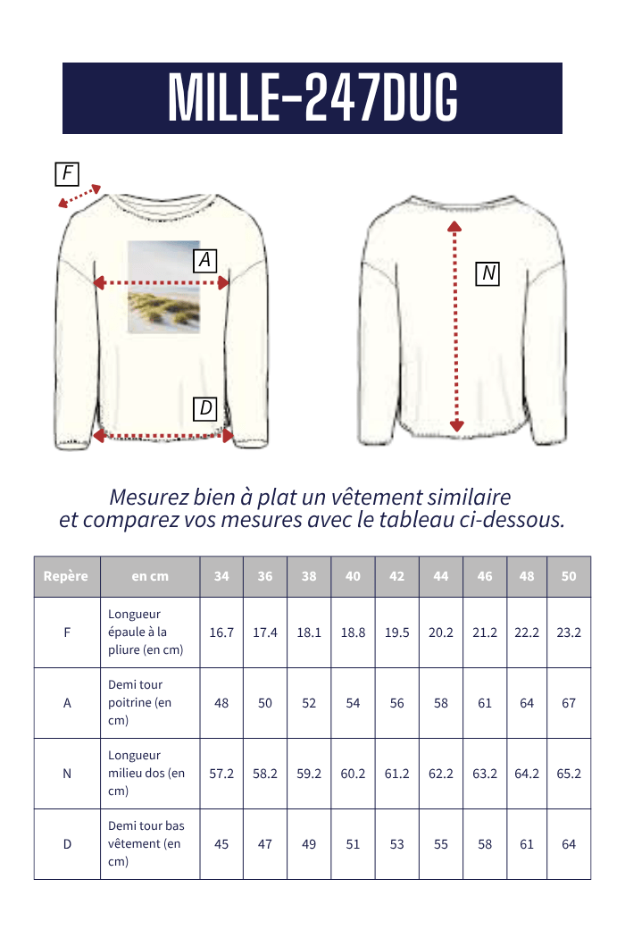 Tshirt imprimé dune MILLE - Mat de Misaine