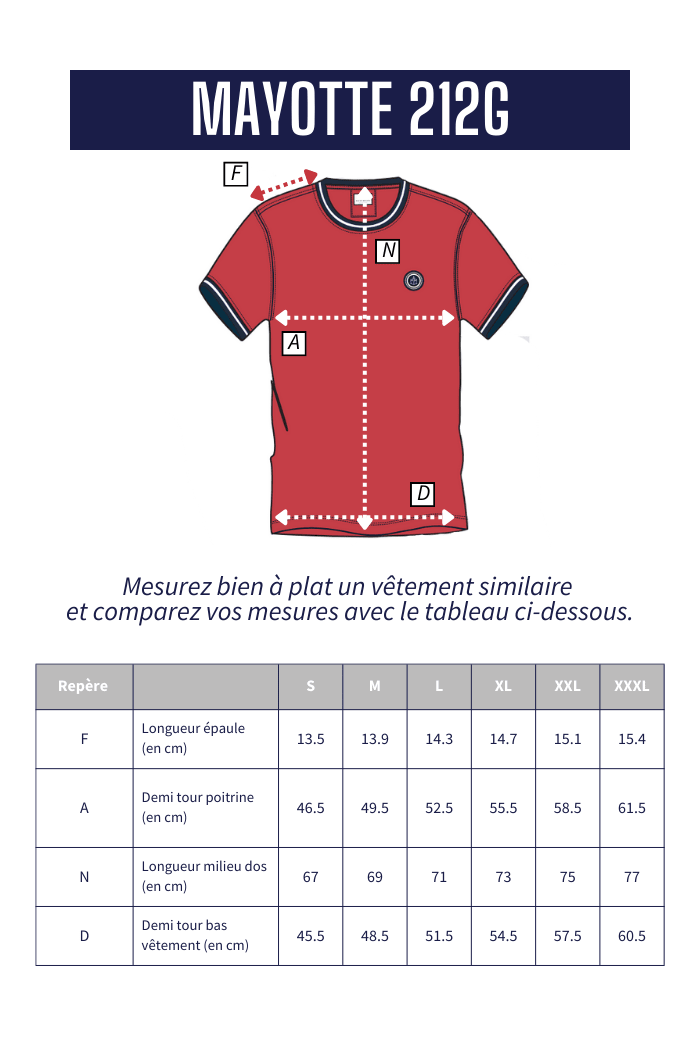 Tshirt manches avec bord côte rayé MAYOTTE - Mat de Misaine