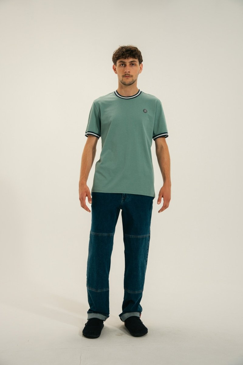 Tshirt manches avec bord côte rayé MAYOTTE - Mat de Misaine