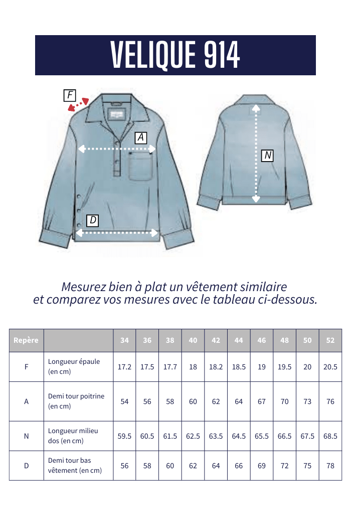 Vareuse en jeans VELIQUE - Mat de Misaine