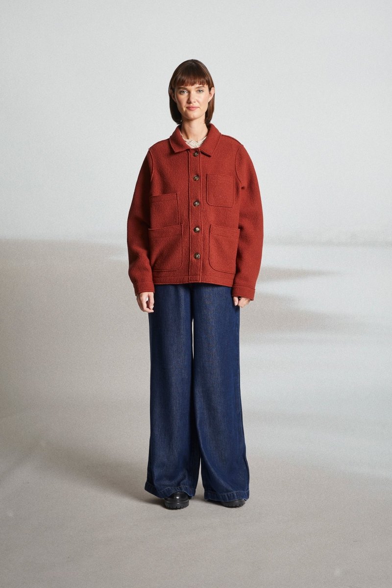 Veste de travail en laine bouillie VERONE - Mat de Misaine