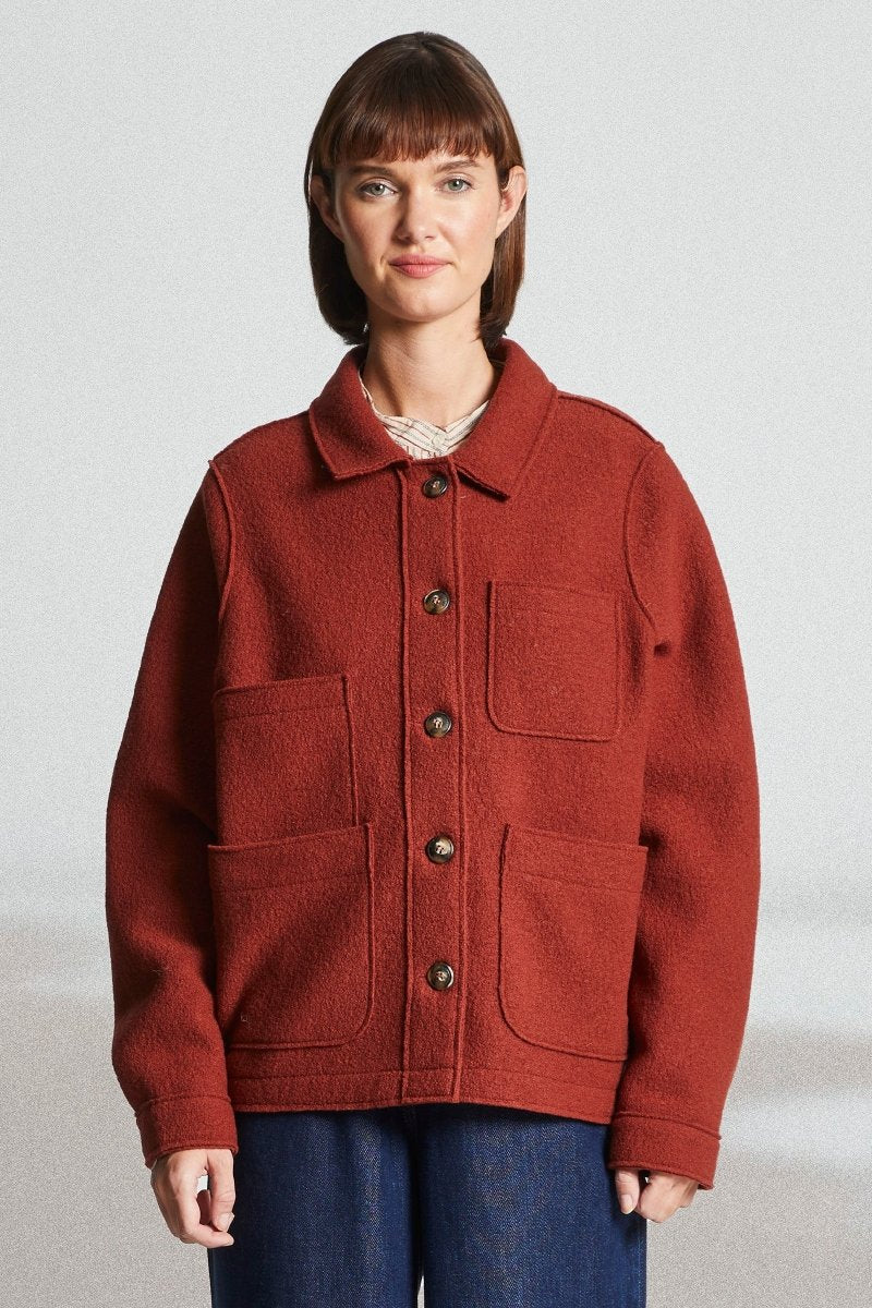 Veste de travail en laine bouillie VERONE - Mat de Misaine