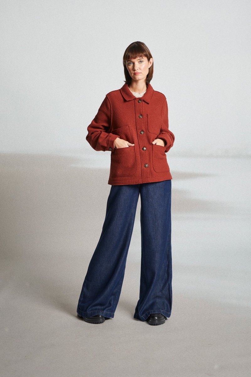 Veste de travail en laine bouillie VERONE - Mat de Misaine