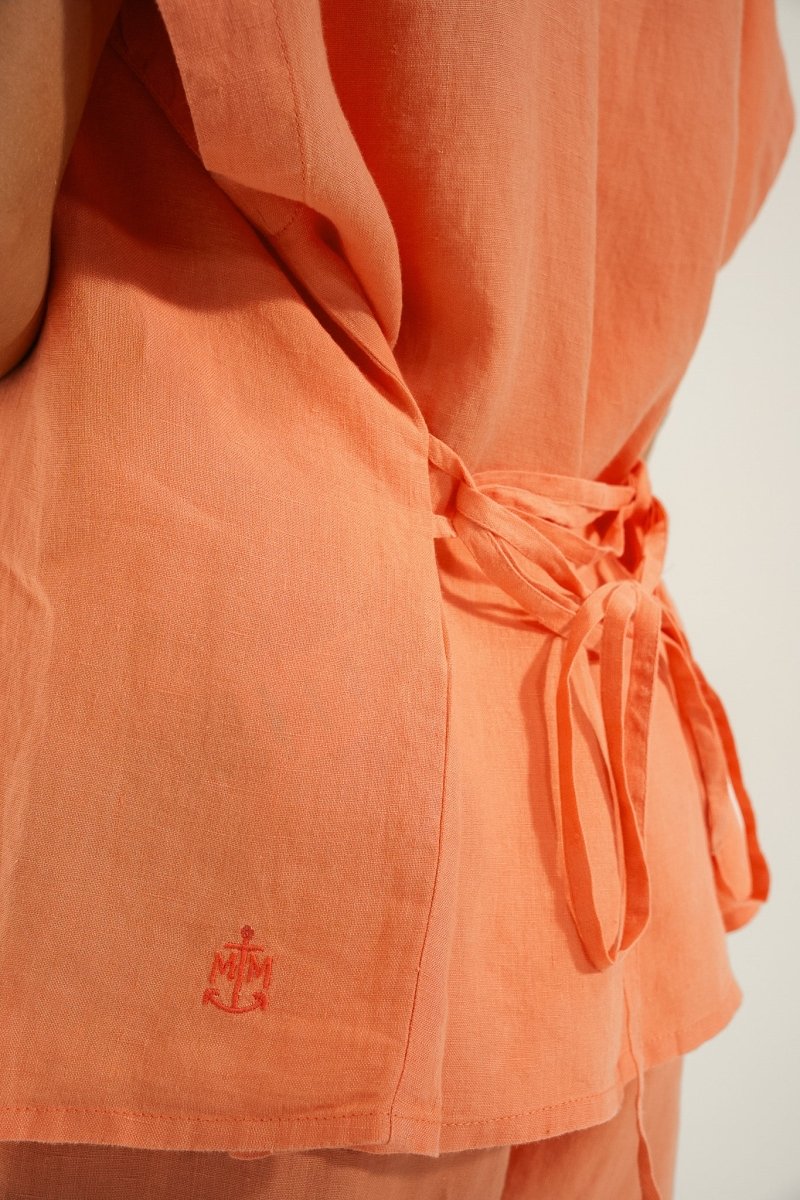 veste en lin sans manches VOLTA - Mat de Misaine