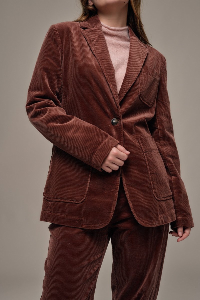 Veste en velours VALKY. - Mat de Misaine
