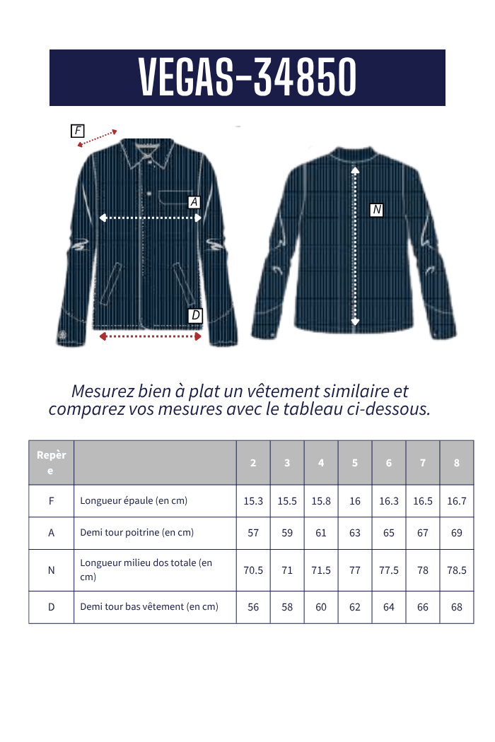 Veste en velours VEGAS - Mat de Misaine