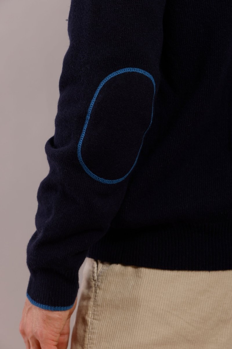 Cardigan zippé avec coudières - Mat de Misaine