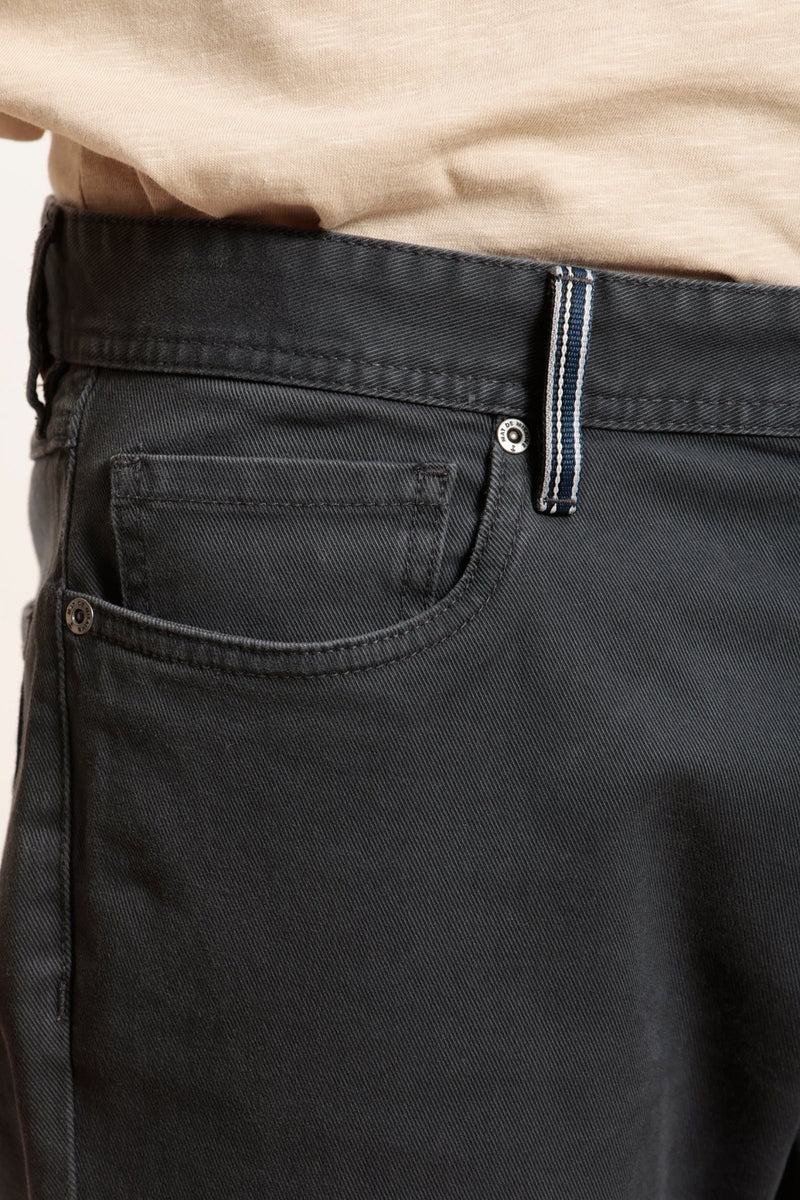 Pantalon 5 poches en drill de coton bio