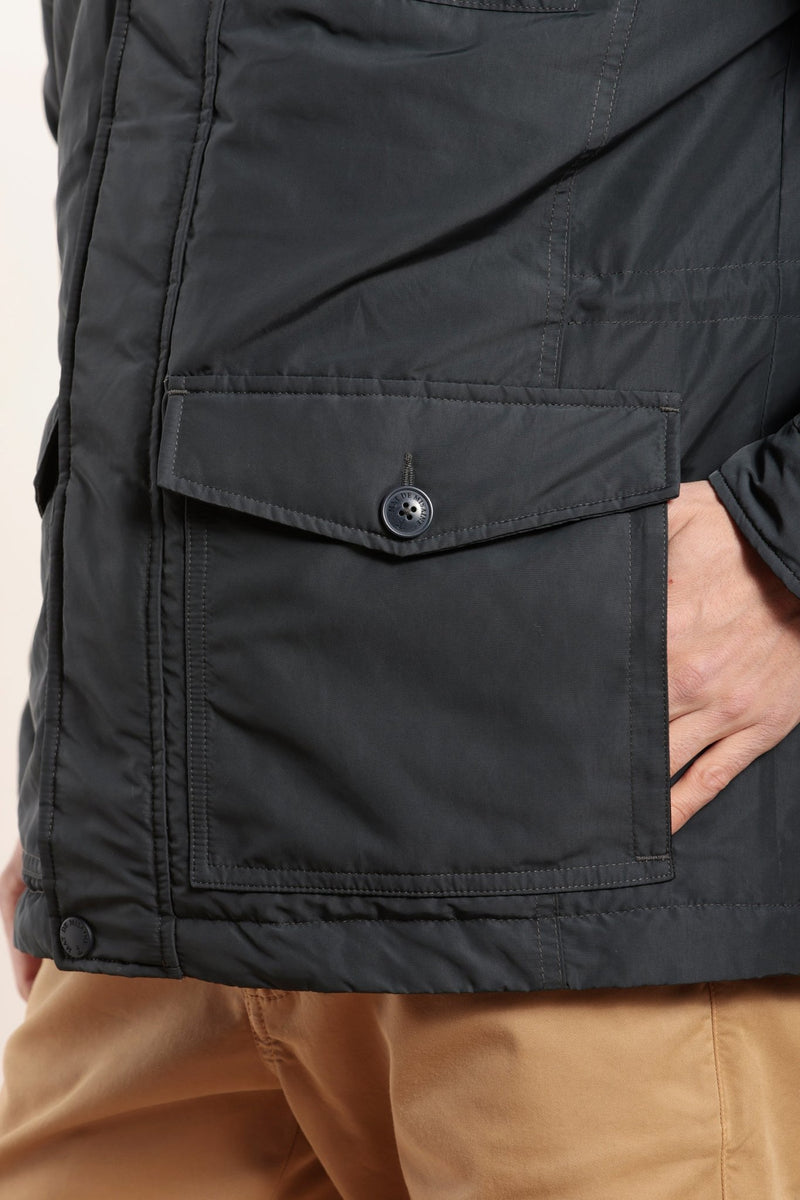 Parka courte avec doublure matelassée écoresponsable