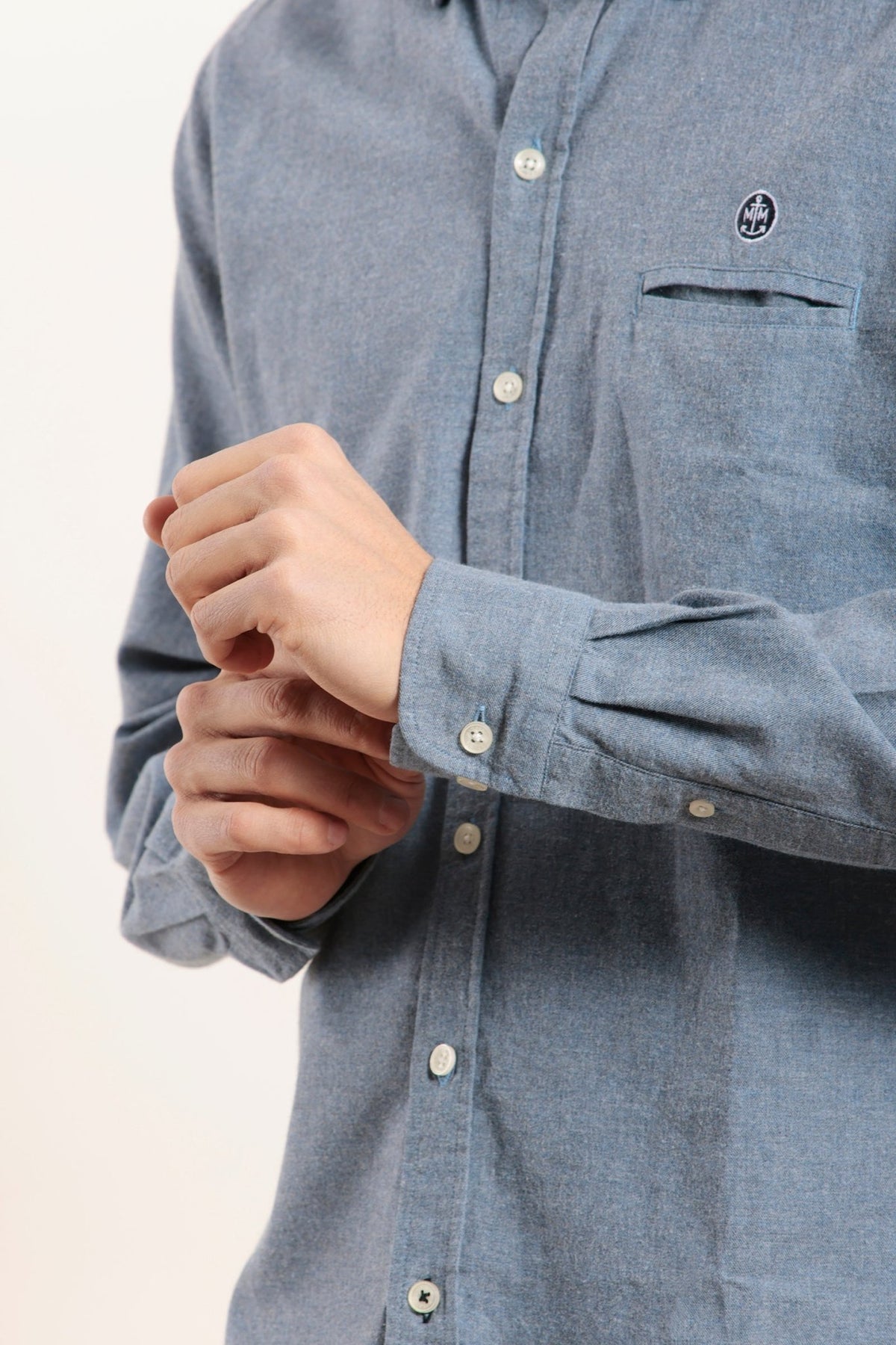 Chemise large en flanelle