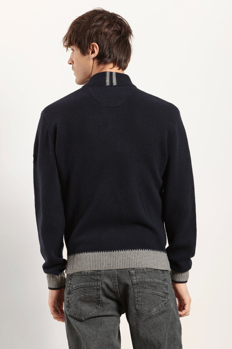 Pull camionneur avec motif jacquard