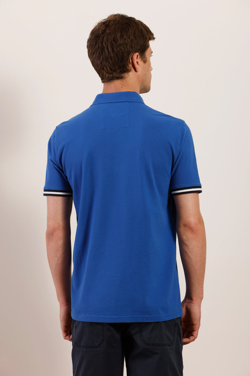 Polo maille piquée en coton bio