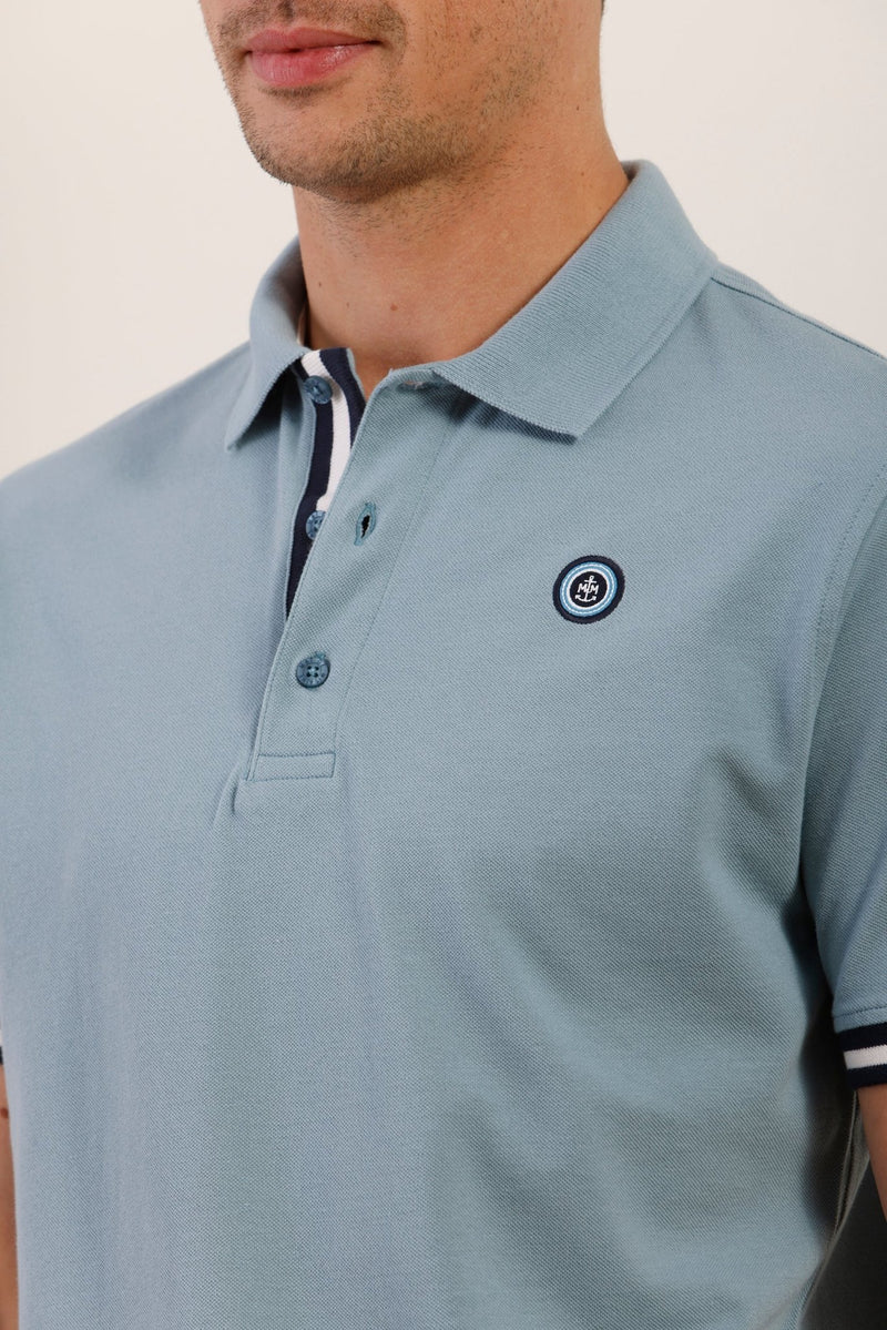 Polo maille piquée en coton bio