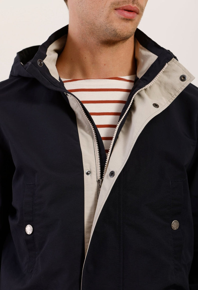 Parka déperlante avec capuche amovible