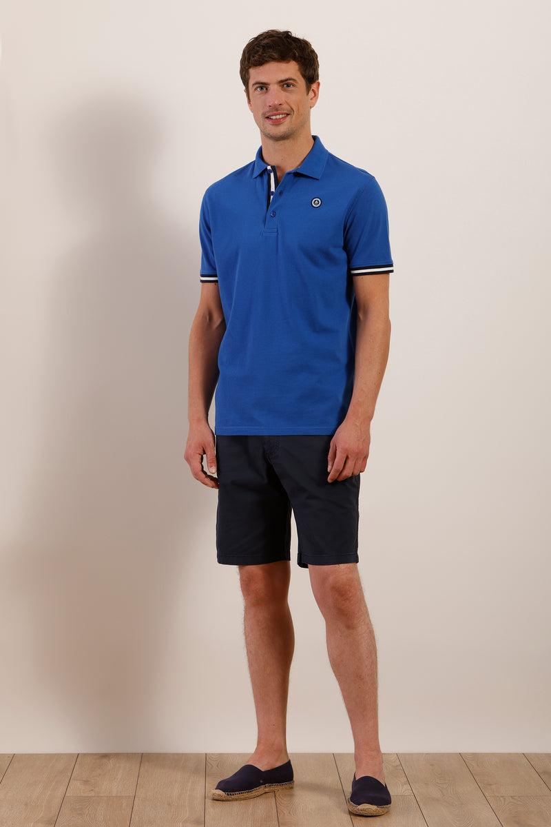 Polo maille piquée en coton bio