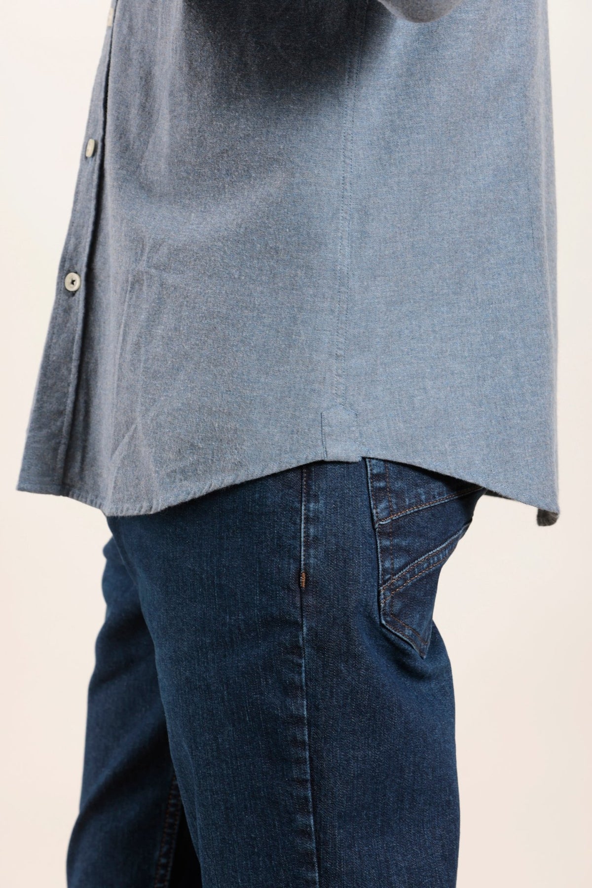 Chemise large en flanelle