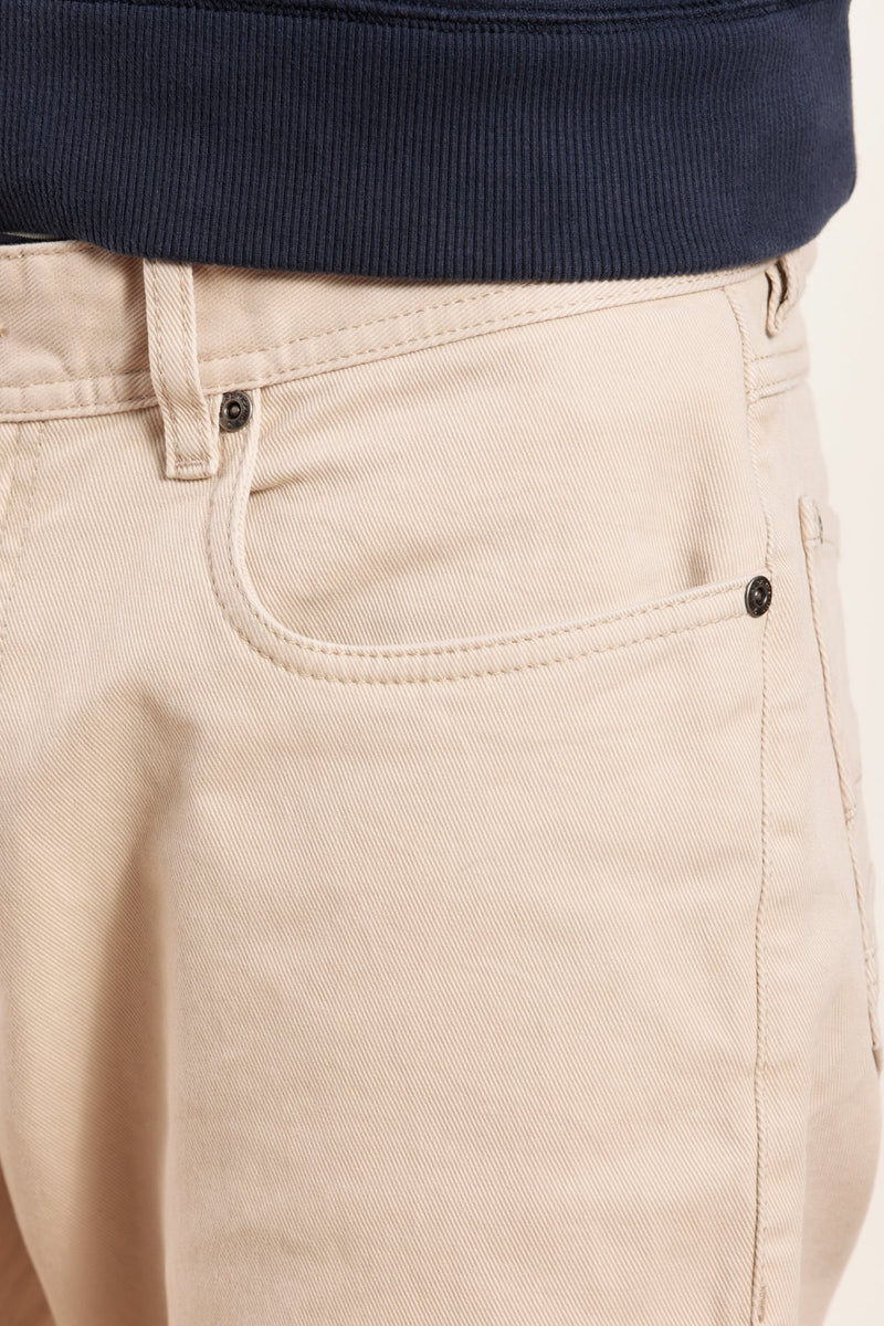 Pantalon 5 poches en drill de coton bio