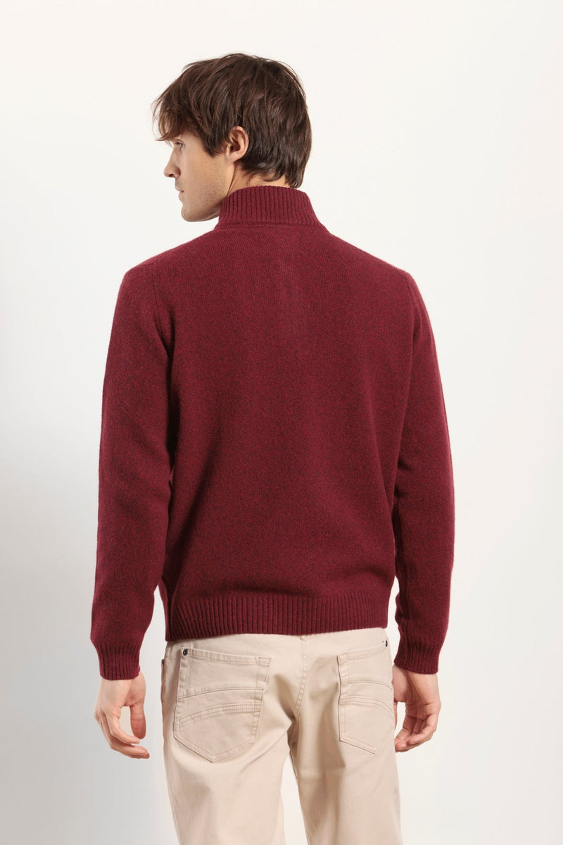 Pull camionneur en laine moulinée