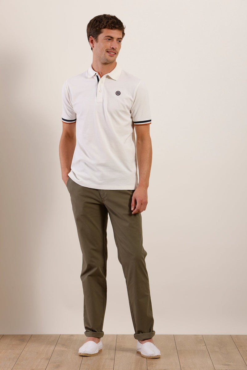 Polo maille piquée en coton bio