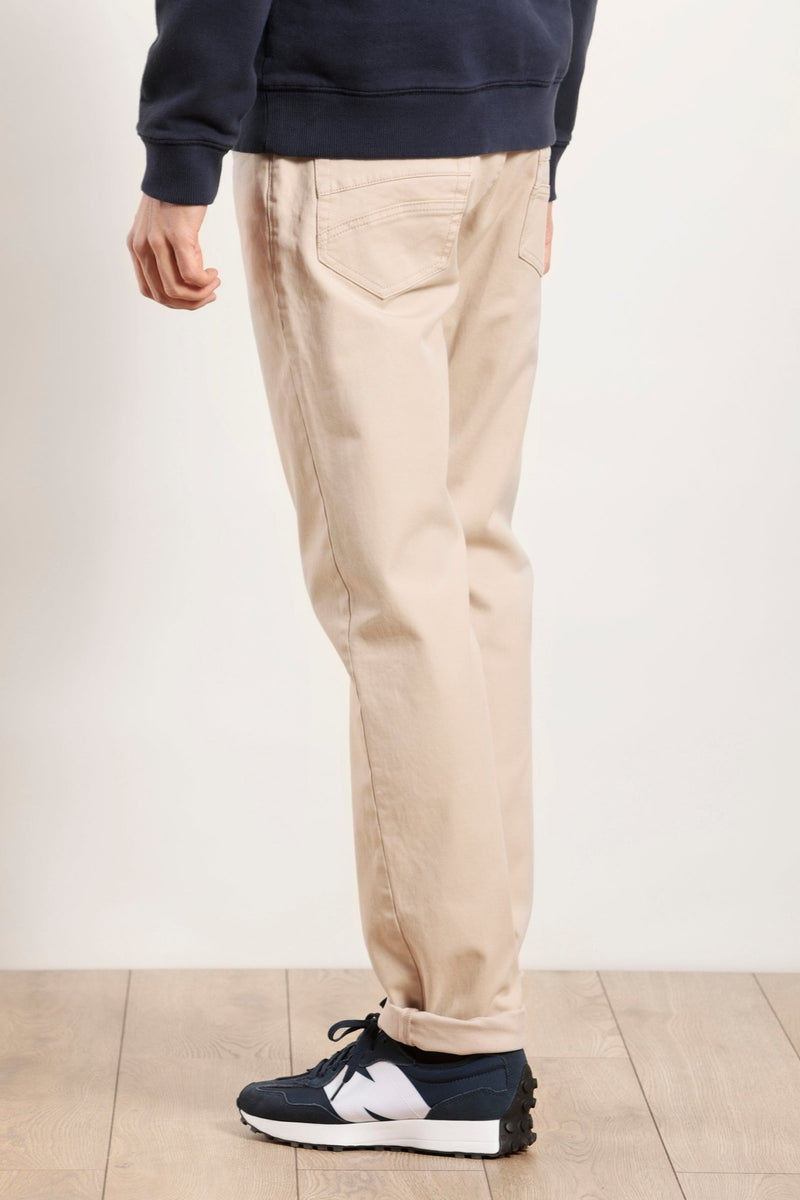 Pantalon 5 poches en drill de coton bio
