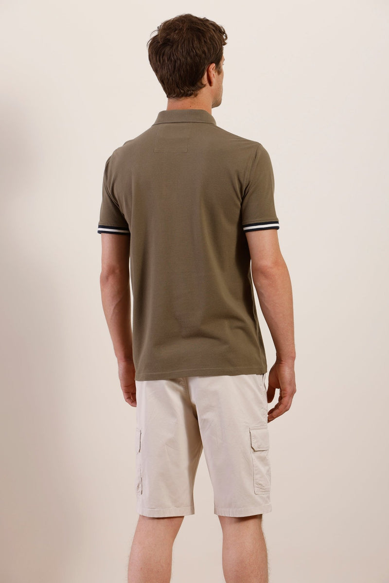 Polo maille piquée en coton bio
