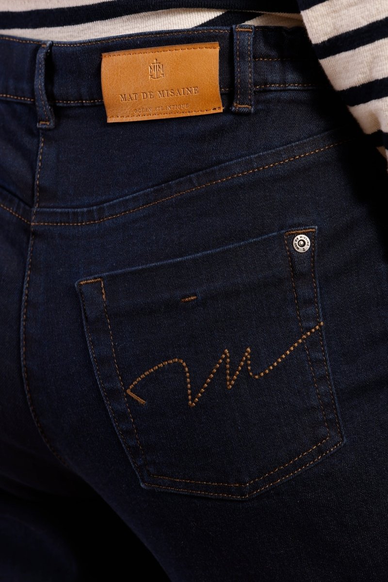 Jean droit taille élastiquée écoresponsable - Mat de Misaine